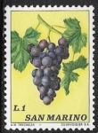 Stamps San Marino -  Fruta - Uvas