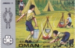 Stamps Oman -  MOVIMIENTO SCOUT'71