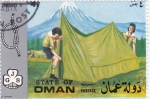 Stamps Oman -  MOVIMIENTO SCOUT'71