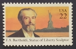 Sellos de America - Estados Unidos -  F. A. Bartholdi, escultor y arquitecto 