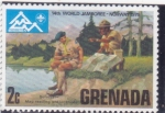 Stamps Grenada -  MOVIMIENTO SCOUT-Noruega-75