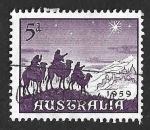 Sellos de Oceania - Australia -  334 - Los Reyes Magos