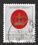 Sellos de Europa - Liechtenstein -  476 - Escudo del Convento de Schaenis