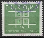 Sellos de Europa - Alemania -   Europa (C.E.P.T.) 1963 - Letras 