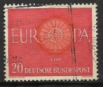 Stamps Germany -   Europa (C.E.P.T.) 1960 - Rueda