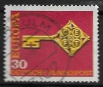 Sellos de Europa - Alemania -   Europa (C.E.P.T.) 1968 - Llave