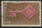 Stamps France -   Europa (C.E.P.T.) 1968 - Llave