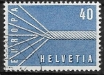 Sellos de Europa - Suiza -   Europa (C.E.P.T.) 1957 - Cable