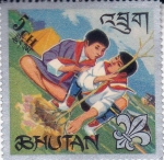 Stamps Bhutan -  MOVIMIENTO SCOUT- 