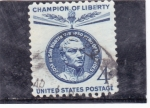 Stamps United States -  JOSÉ SAN MARTÍN- 1778-1850 militar