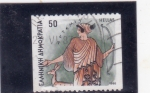 Stamps Greece -  Dioses del Olimpo - Artemisa (Diana)