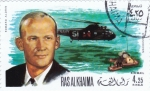 Stamps United Arab Emirates -  astronauta- Edward Aldrin