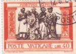 Stamps Vatican City -  ENTERRAR A LOS MUERTOS