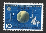 Stamps Japan -  840 - Centenario de la Unión Internacional de Telecomunicaciones