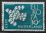 Sellos del Mundo : Europa : Holanda :  Europa (C.E.P.T.) 1961 - Palomas