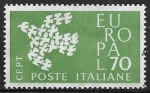 Sellos de Europa - Italia -   Europa (C.E.P.T.) 1961 - Palomas