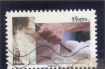 Stamps France -  Artesanía- piedra