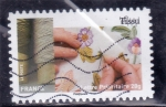 Stamps France -  Artesanía- tela