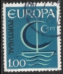 Sellos de Europa - Portugal -  Europa (C.E.P.T.) 1966 - Barco