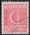 Sellos de Europa - Suiza -  Europa (C.E.P.T.) 1966 - Barco