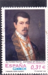 Stamps Spain -  AUTORRETRATO ANTONIO M.ESQUIVEL(51)