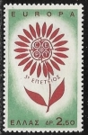 Sellos del Mundo : Europa : Grecia :  Europa (C.E.P.T.) 1964 - Flor