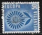 Sellos de Europa - Suiza -   Europa (C.E.P.T.) 1964 - Flor