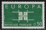 Sellos de Europa - Francia -   Europa (C.E.P.T.) 1963 - Letras