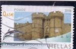 Stamps Greece -  fortaleza Rodas