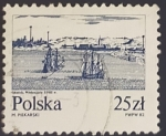 Stamps Poland -  Gdansk - desde el Vistula