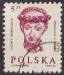 Stamps Poland -  Mujer corona de guirnalda 