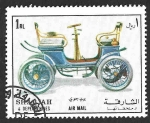 Sellos de Asia - Emiratos �rabes Unidos -  MiAE-SH1334 - Automóvil Vintage (SHARJAH)