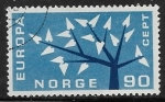 Stamps Norway -  Europa (C.E.P.T.) 1962 - Arbol