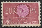 Sellos del Mundo : Europa : Francia : Europa (C.E.P.T.) 1960 - rueda