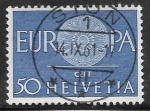 Sellos del Mundo : Europa : Suiza : Europa (C.E.P.T.) 1960 - rueda