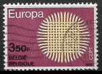 Sellos de Europa - Blgica -   Europa (C.E.P.T.) 1970 - Sol flameante