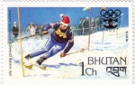 Stamps Bhutan -  OLIMPIADA INVIERNO INNSBRUCK'76