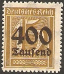 Stamps Germany -  cifras