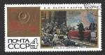 Sellos de Europa - Rusia -  3389 - L Aniversario de la Revolución Rusa de Octubre