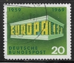 Sellos de Europa - Alemania -      Europa (C.E.P.T.) 1969 - Edificación