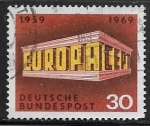 Sellos de Europa - Alemania -      Europa (C.E.P.T.) 1969 - Edificación