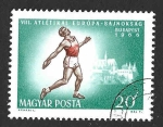 Sellos de Europa - Hungr�a -  1787 - Campeonato Europeo de Atletismo. Budapest