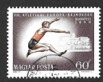 Sellos de Europa - Hungra -  1791 - Campeonato Europeo de Atletismo. Budapest