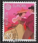 sello : Europa : Suiza :     Europa (C.E.P.T.) 1981 - Folclore