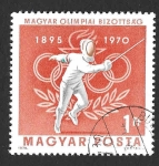 Stamps Hungary -  2038 - LXXV Aniversario del Comité Olímpico Húngaro