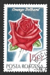 Sellos de Europa - Rumania -  2196 - Rosa Orange Delbard