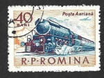 Sellos de Europa - Rumania -  C137 - Locomotora