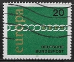 Sellos de Europa - Alemania -      Europa (C.E.P.T.) 1971 - Cadena