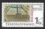 Sellos de Europa - Checoslovaquia -  1568 - Dibujos de los Niños del Campo de Concentración de Terezin