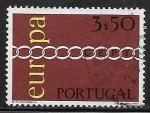 Sellos de Europa - Portugal -  Europa (C.E.P.T.) 1971 - Cadena